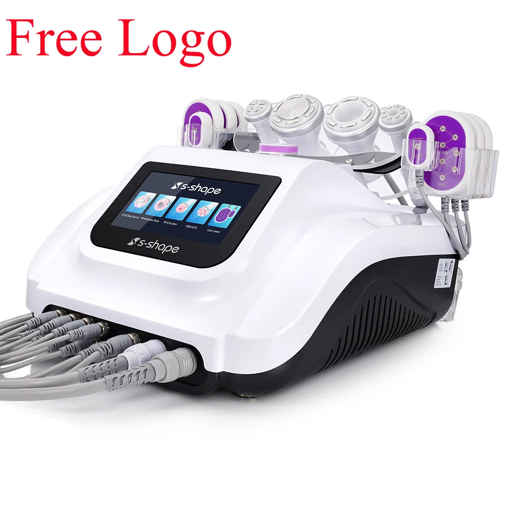 New Arrivals S-Shape Rf Cavitation 30K Vacuum Beauty Equipment To Lose Weight Lipo Laser Pads S Shape Slimming Machine