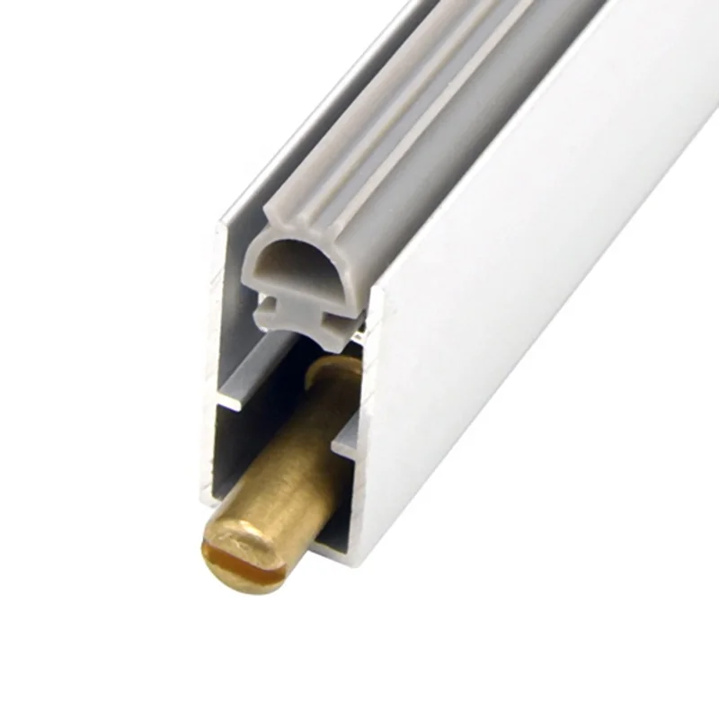 Aluminum door bottom dustproof automatic door drop down seal