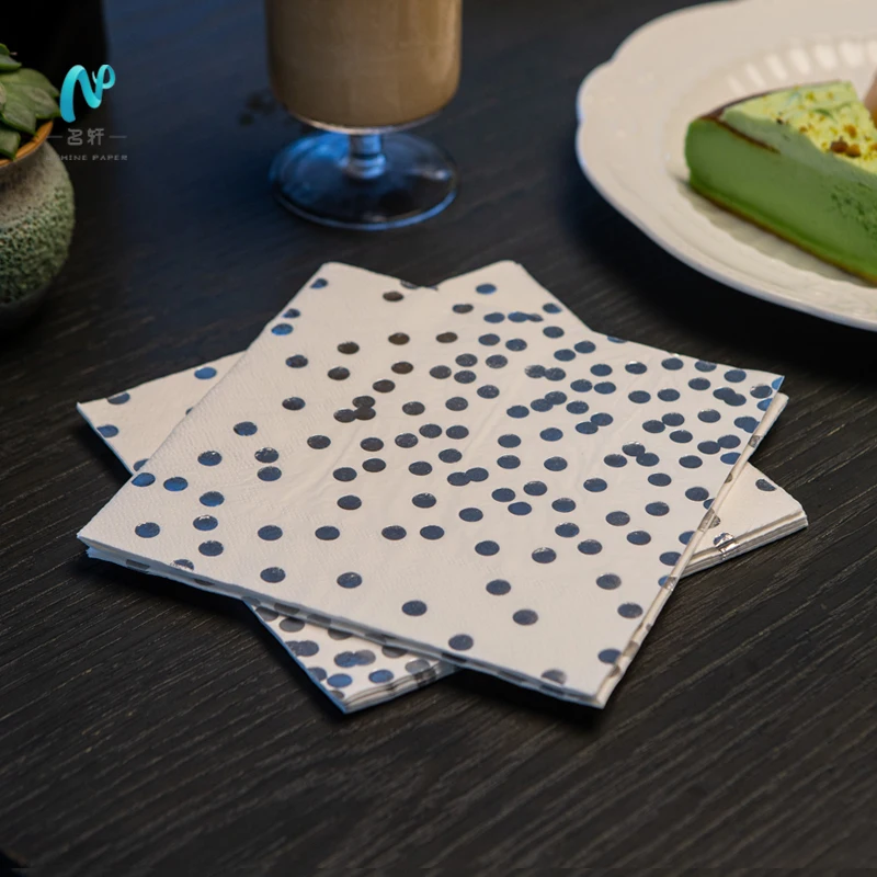 MingXuan hot sales High Quality custom 100% virgin wood pulp bar airlaid linen disposable luxury colored napkins