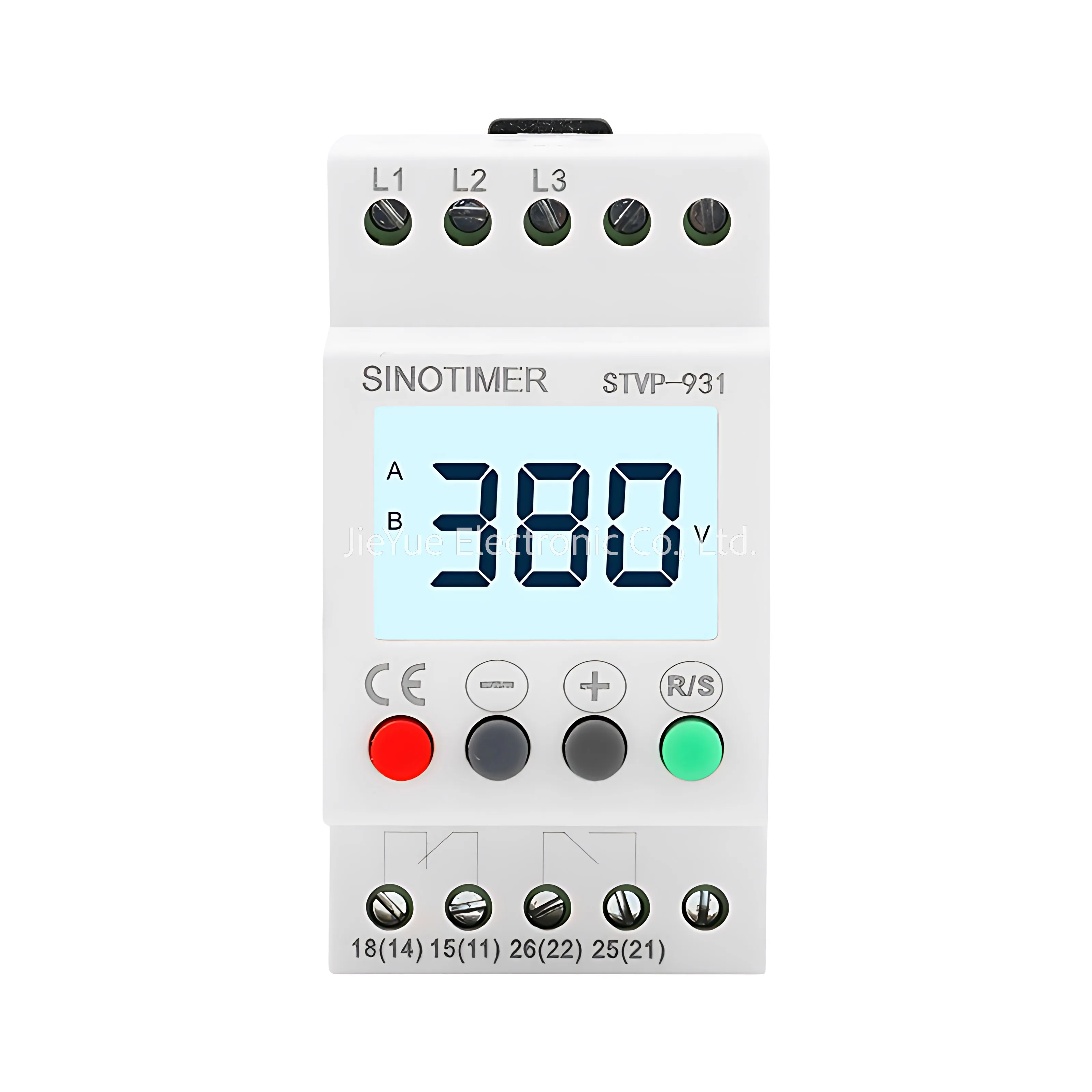 3 Phase Voltage Monitoring Relay LCD Display Voltage Protection Relay With Multi Protective Function 380V relay