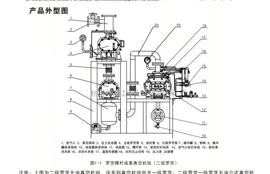 Chemical screw vacuum pump grey black colorful pumps with CCS certificate pump