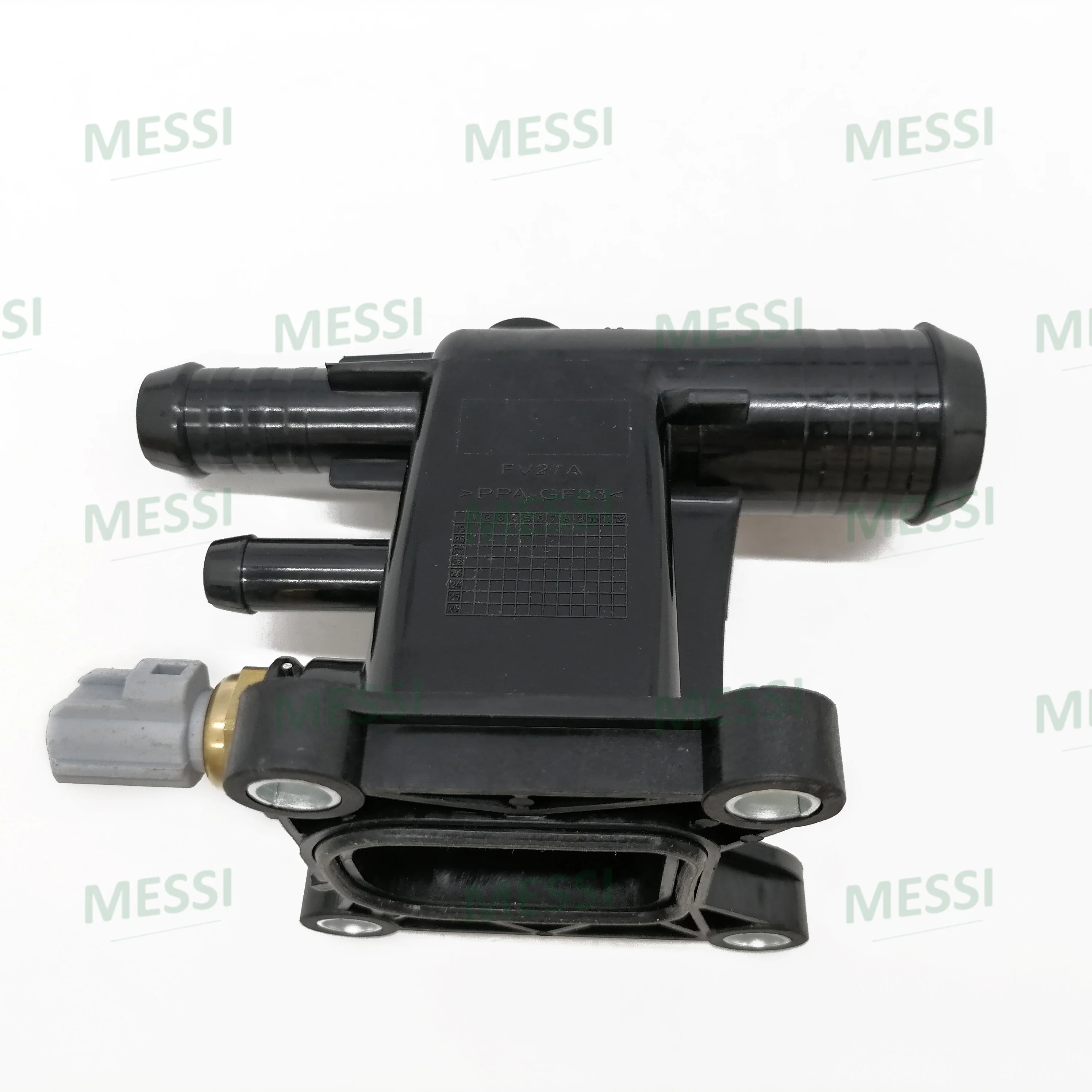 Coolant Thermostat LR038758 LR025564 Water Outlet Connector for Freelander2  Evoque Discovery Sport 2.0T Petrol Engine LD11484