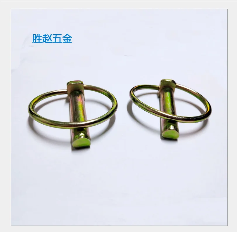 Quick Lock Release Trailer Truck Safety Pin D Type Round Lock Pin with Double Wire