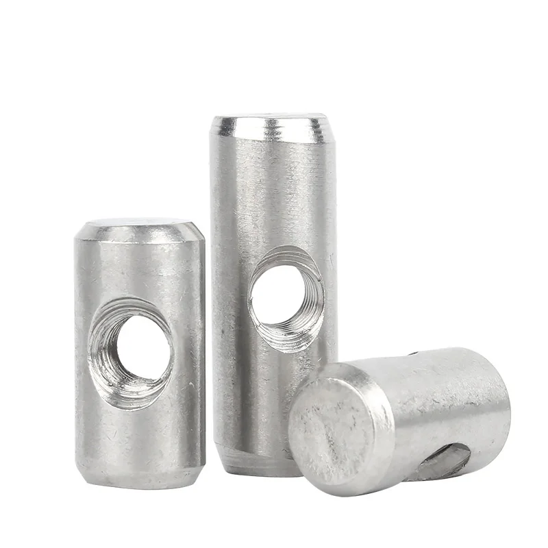 M4 M5 M8 M10 Stainless Steel Fasteners Cross Hole Barrel Bolts Hammer Nut For Furniture