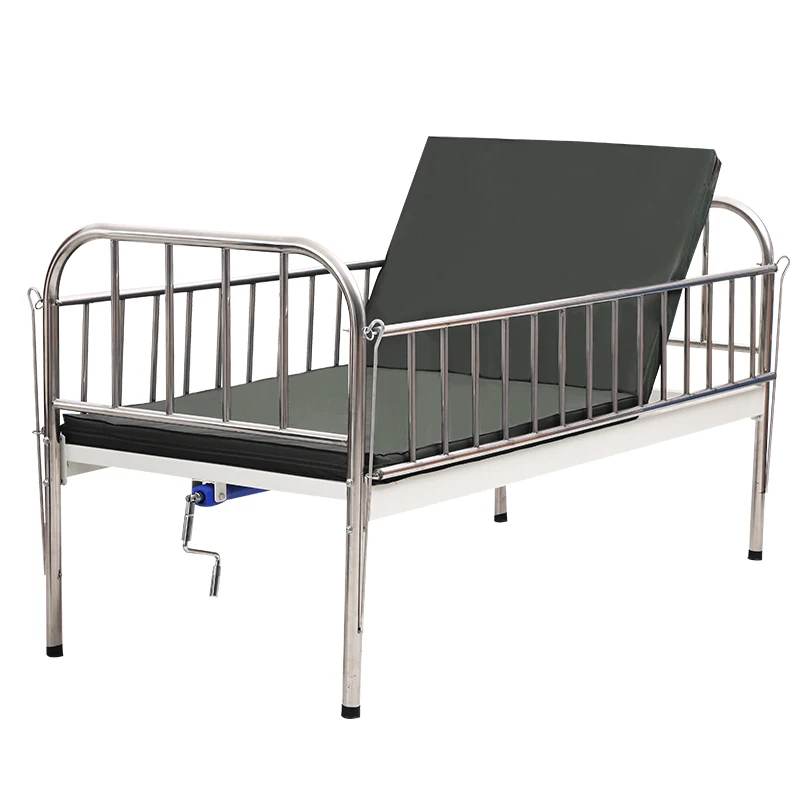 Stainless steel children hospital medical bed baby cot crib beds for new born in hospital