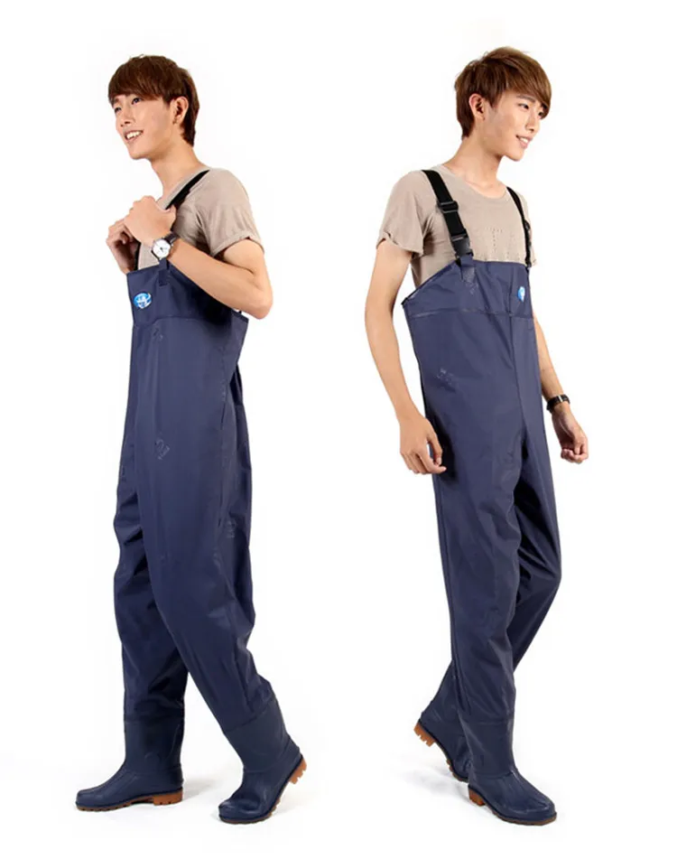Large Chest Nylon Waterproof Fishing Chest Waders Custom Thigh Fishing Waders with Boots