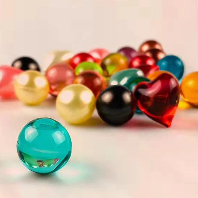 Wholesale OEM 4g White Round Bath Oil Pearls Jasmine Fragrance SPA 200pcs/lot Different Shape Bath Oil Pearls