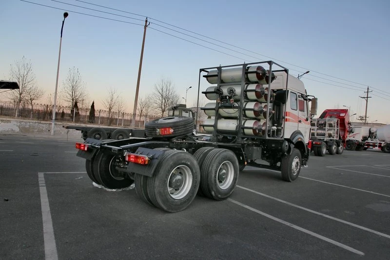Used BEIBEN tractor truck tractor head CNG LNG 380hp 420hp  6x4 10 wheels with better price