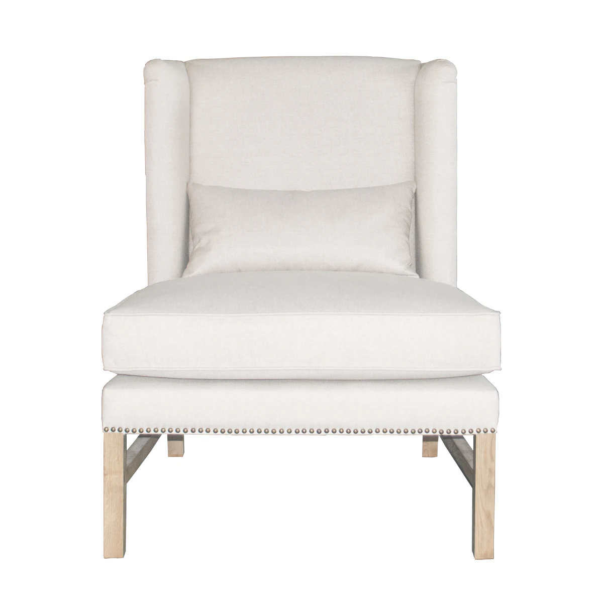 
French Upholstery Wingback Chair in Linen HL201 