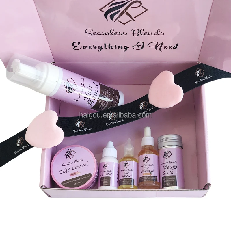 Wholesale High Quality Lace Glue Waterproof Strong Hold Private Label Lace Hair Wig Glue Set