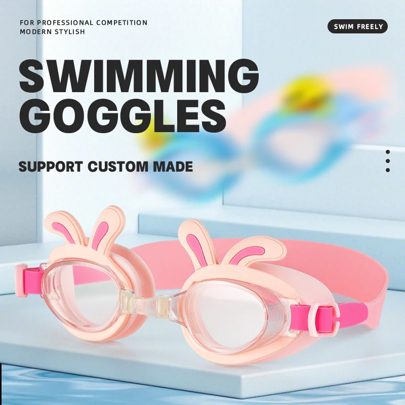 Waterproof Eye Protection Sports Eyewear Children Silicone Swimming Glasses Kids Swimming Goggles