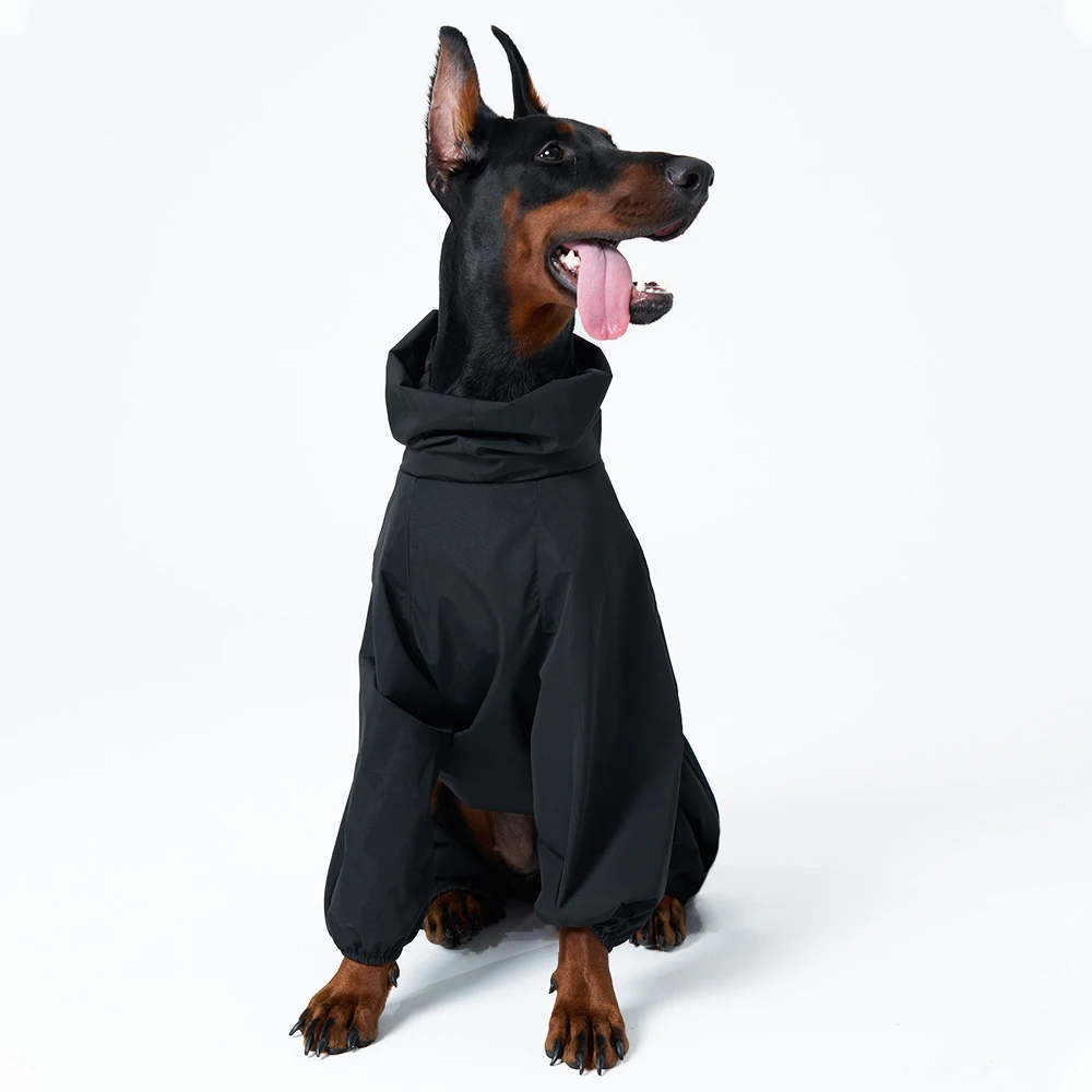 Top Sale Outdoor Track Jacket for Pets Waterproof Stain-proof Four-legged Reflective PU Small Big Large Luxury Dog Clothing