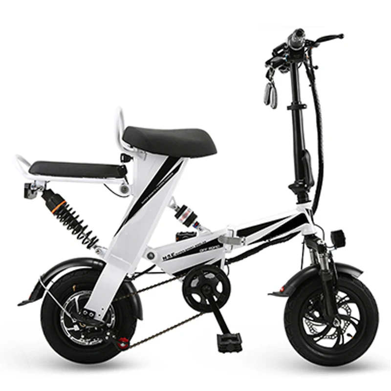 2023 New Style Mini Two Seat Folding Electric Bike Lithium Battery Generation Driving