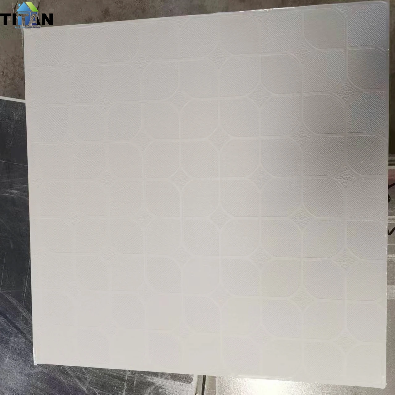 Panama Gypsum Ceiling Tiles 600X600 Cielo Razo Pvc Techo De Yeso