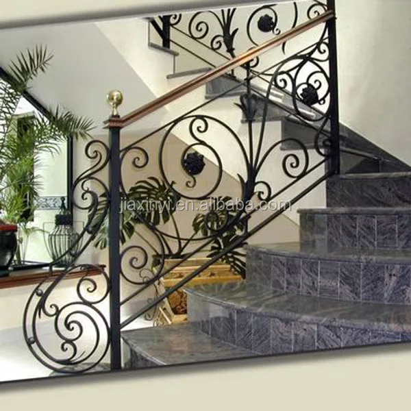 Customized Luxury Hand-Forged Iron Railing