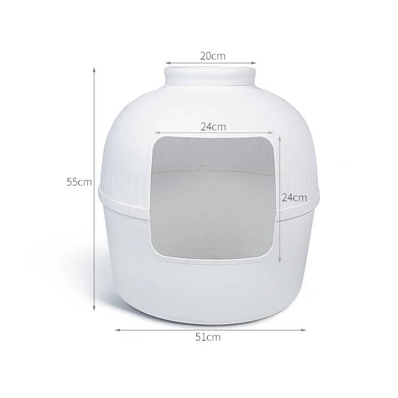 Big Large Pet Training Toilets Cleaning Toilet Furniture Cats Litterbox Pan Enclosure Products Wholesale Planting Cat Litter