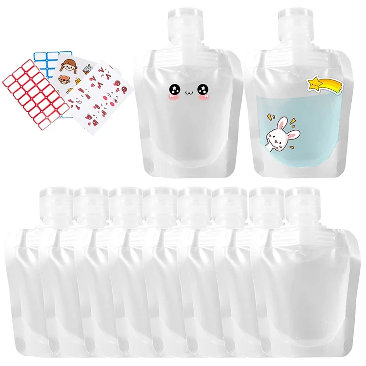 Пластиковый роскошный косметический образец саше для питьевой воды 5 л с принтом на заказ, моющие средства, упаковка в форме жидкости