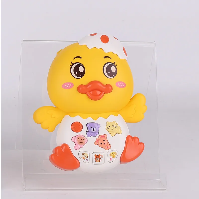 2023 New  animal keyboard  seahorse early education cognitive enlightenment sound light and music soothing toys