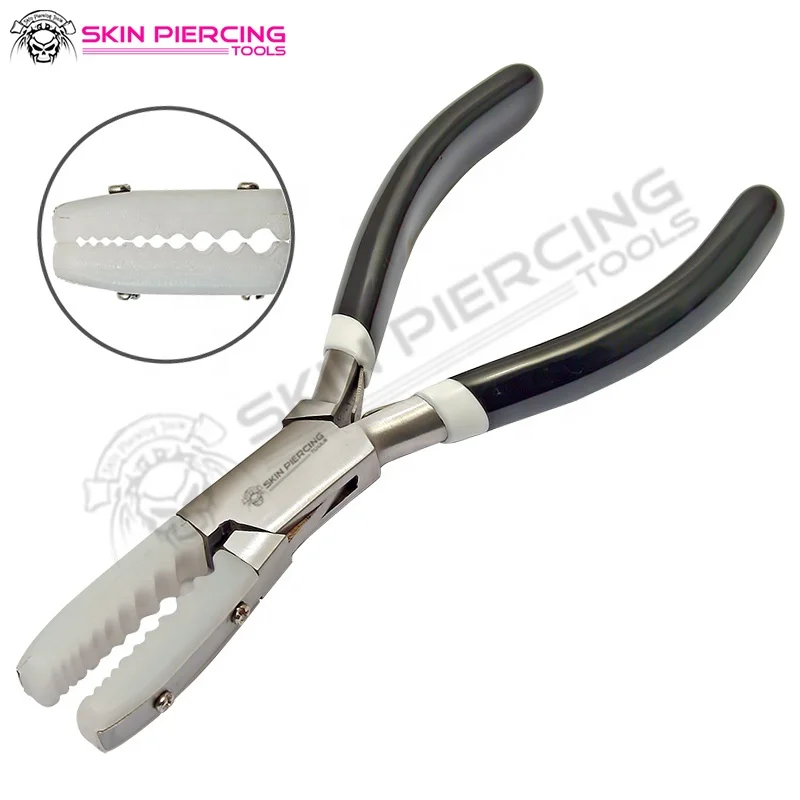 
Set of 5x Flat Half Round, Prong Opening Bow Closing Tube Holding Nylon Jaw & Tube Holding Cutting Pliers 