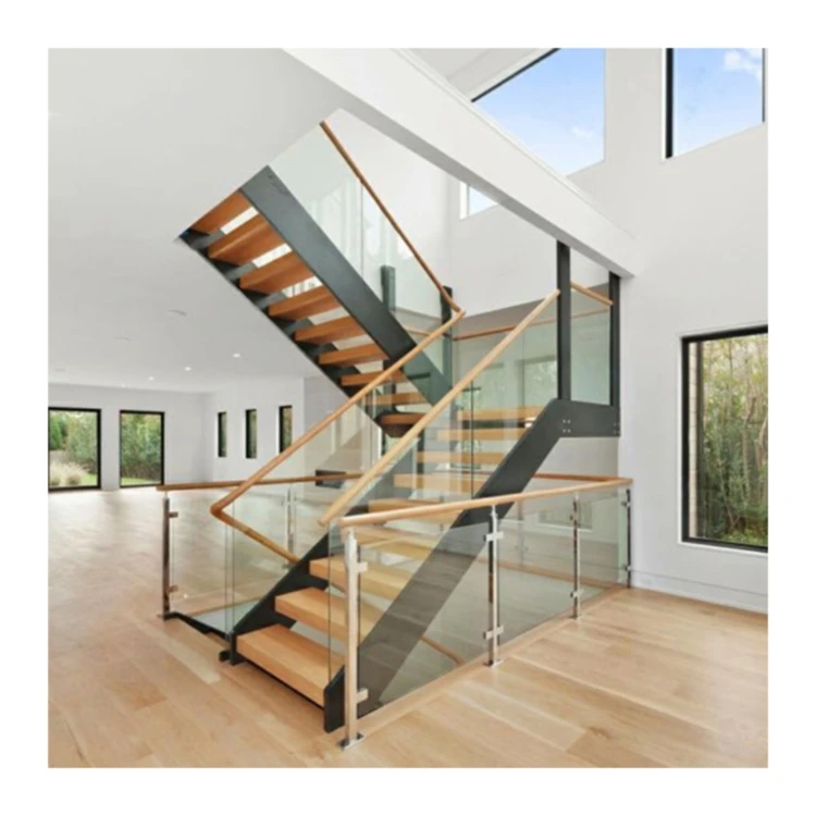 Professional Wooden Staircase Good Selling Spiral Staircase Indoor Curved Staircase
