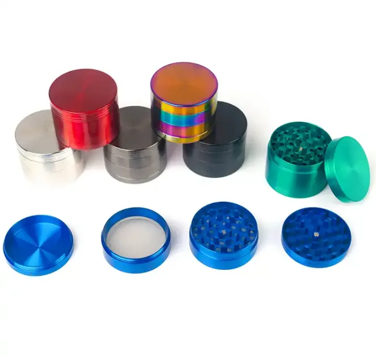OEM Wholesale Herb Grinder CNC Custom Logo Anodizing Aluminum CNC Machining Parts Service