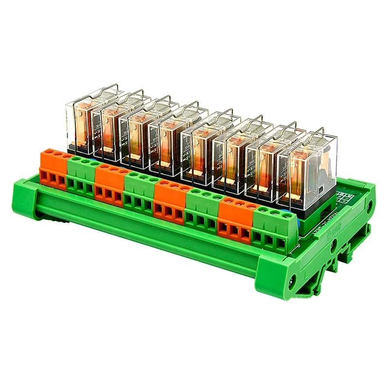 Низкая цена Новый 8-канальный 24v интерфейс модуль реле 12V G2R-1-E 8-pin открываются и закрываются PLC