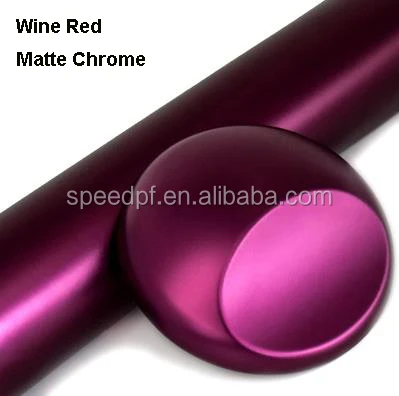 Hot sell Chrome Matte Metallic  Self-adhesive  Film Auto Sticker Ice metal wraps