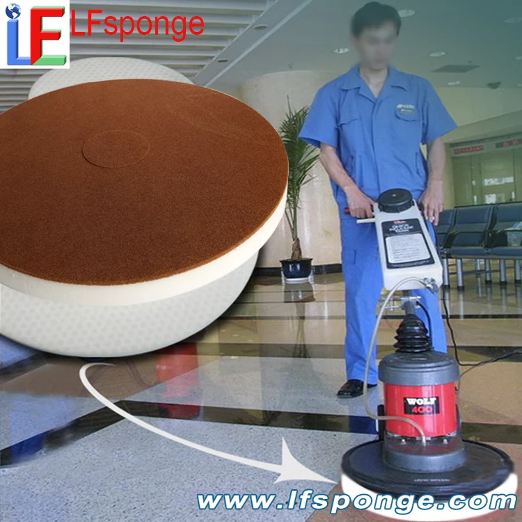 industrial and Commercial Floor Cleaning Equipment  Disc Melamine Sponge Pad for Floor Machine Tiles Cleaning Magic sponge