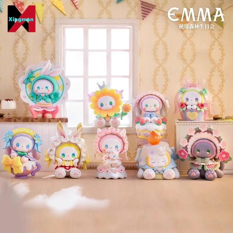 Милые Детские аниме Kawaii товары Слепая Коробка игрушки фигурка Эмма таинственный набор со скрытым стилем для коллекции