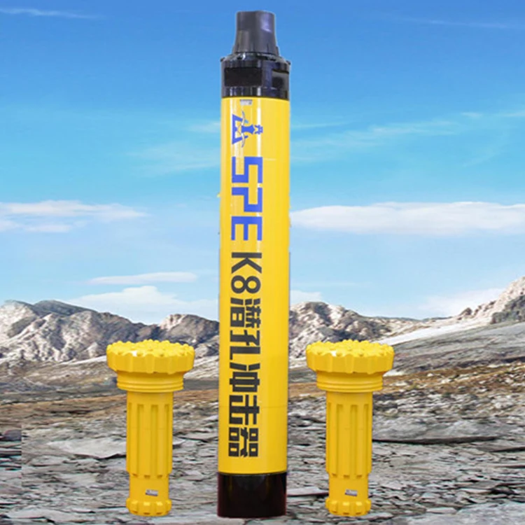 K8 High air pressure dth hammer and DTH button bit newest design for Kaishan DTH drilling rig
