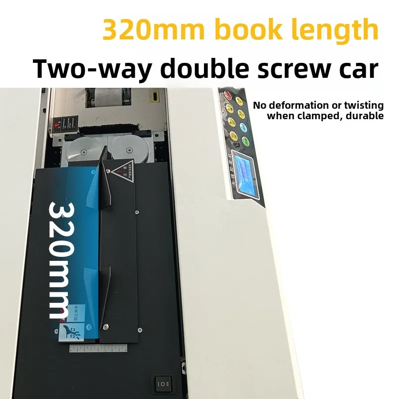 High-Speed Wireless Fully Automatic Office Commercial Binding Machine Glue-Bound Hot-Melt Loading Equipment Graphic Text