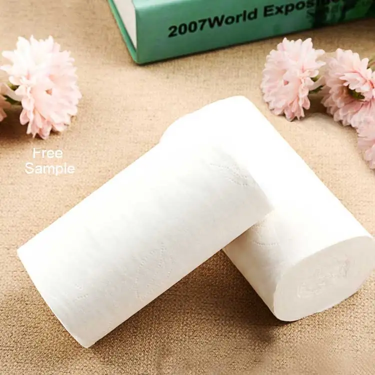 Wholesale private label custom logo Soft toilet paper coreless