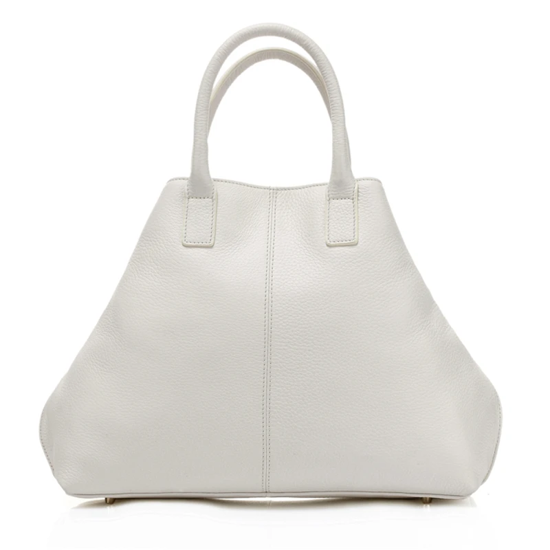 Wholesales Factory Direct Designer Genuine Leather Lock Design Tote Bag Handbag for Women