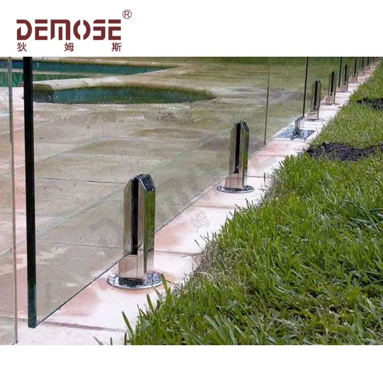 clear glass baluster for villas swimming pool
