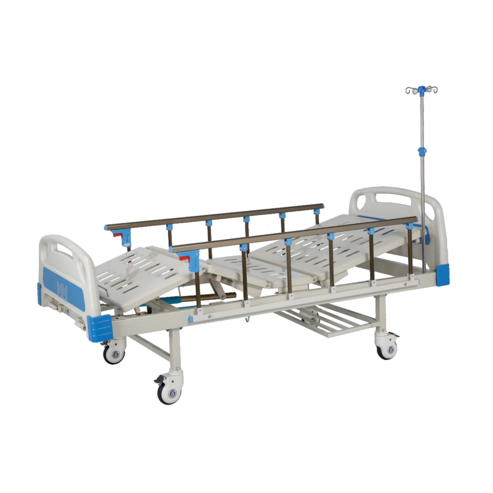 Wholesale high quality Manual medical equipments two cranks hospital bed