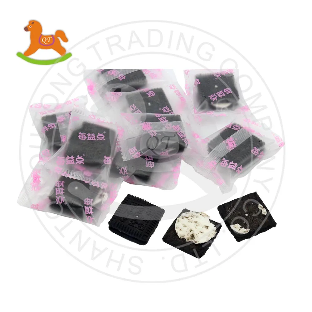 Mini Chocolate Cookies With Milk Cream Candy From Qutong