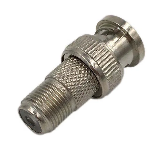 F female to BNC male CCTV RF coaxial  plug connector Adapter