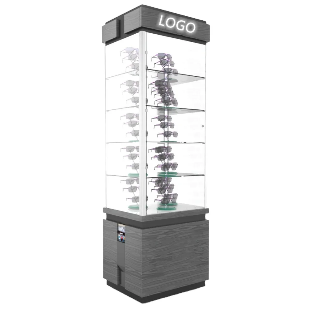 Оптовая продажа с фабрики, напольные очки на заказ, дисплей, настольные солнцезащитные очки, витрина OEM ODM, стеллаж для солнечных очков