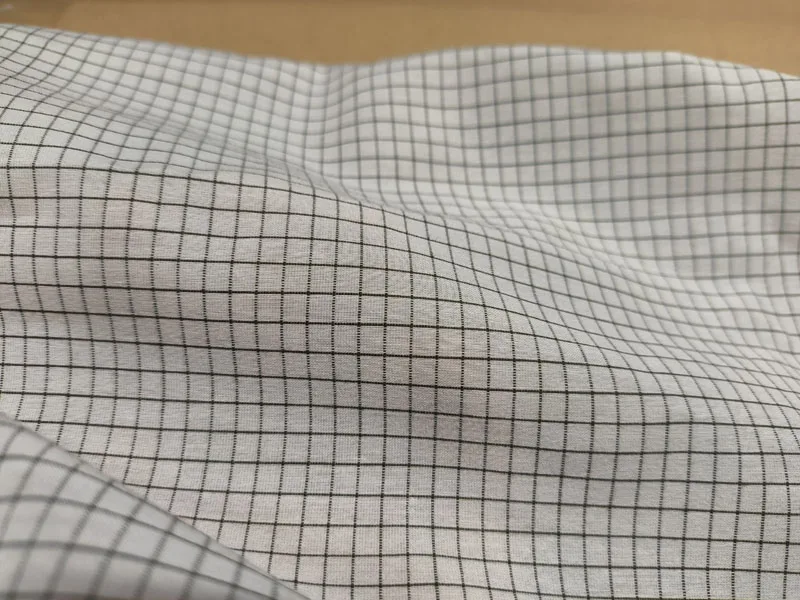 plaid fabric cotton polyamide yarndye fabric for garment