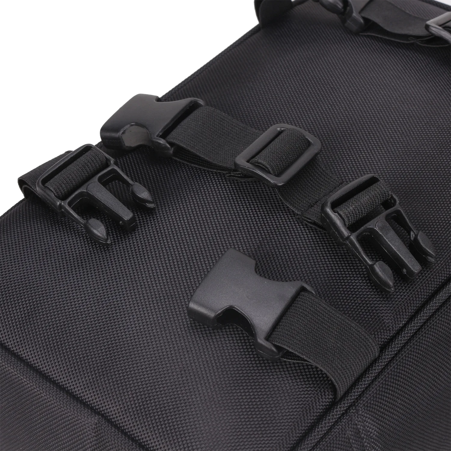 
Black with reflective Cycling Bag Seat Mat Lithium Battery Folding Electric Bike Bicycle Rear Seat Tail Bag 