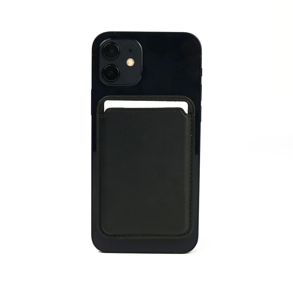 SUNDO 2021 Full Grain Leather Magnetic Card Holder Wholesale Factory Price Magsafe Case Wallet for iPhone 12 Pro Max