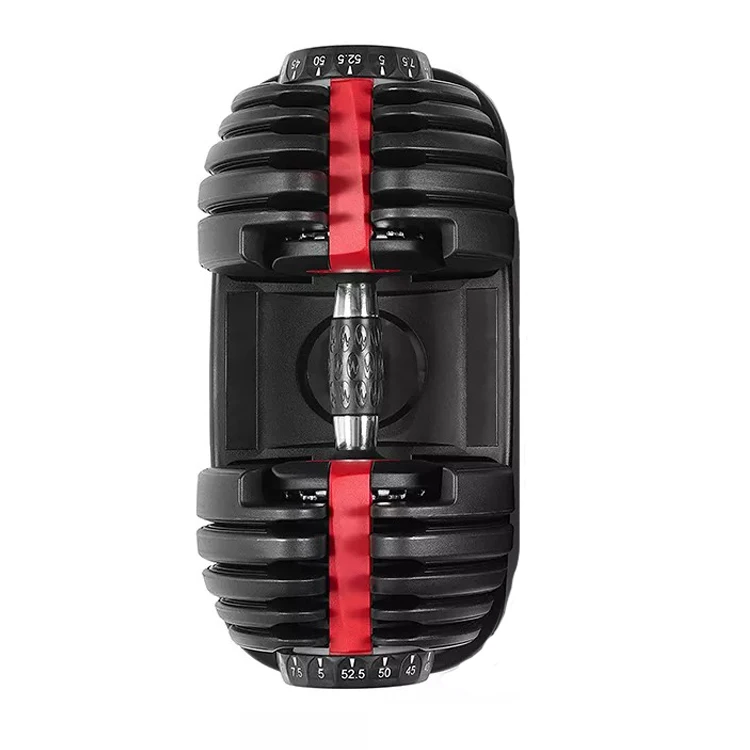 24KG Wholesale Custom Lifting Fitness Exercise Dumbbell Weights Adjustable Dumbbell For Gym