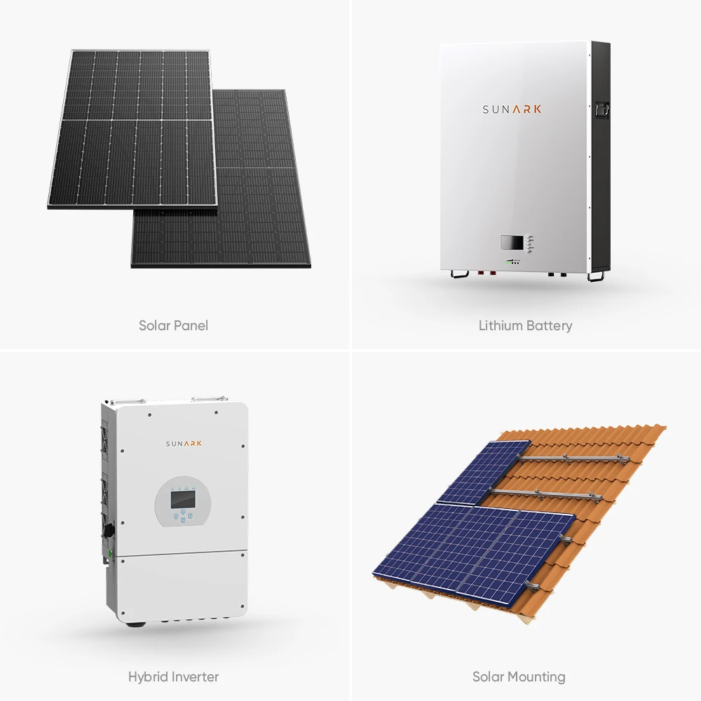 Solar Energy System 3KW 5KW 10KW 20KW 30KW On Grid Off Grid Hybrid Solar Panel System for Home