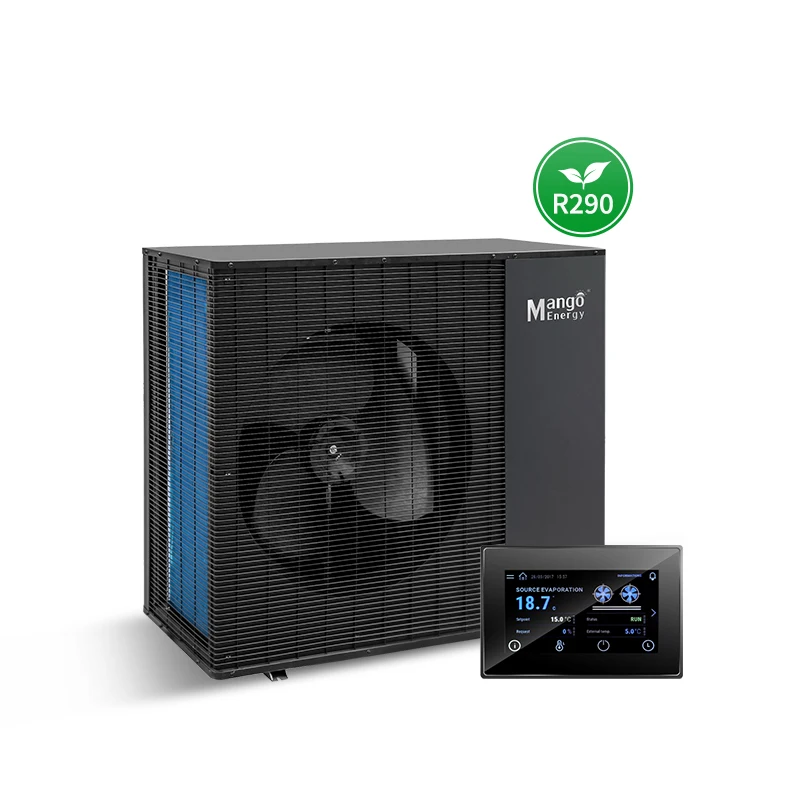 12Kw 19Kw A+++ Single fan R290 75°c water outlet cooling Heat Pump Monoblock heating system air to Water heat pump