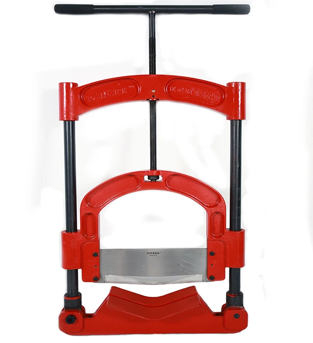 ECH12PE High efficient 4-12 Inch plastic guillotine pipe cutting machine