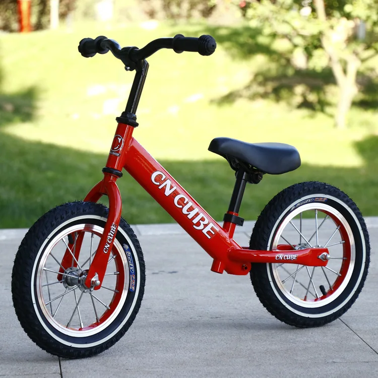 Factory Hot Sale One Piece Kids Balance Bike No Pedal Rainbow Paint Car