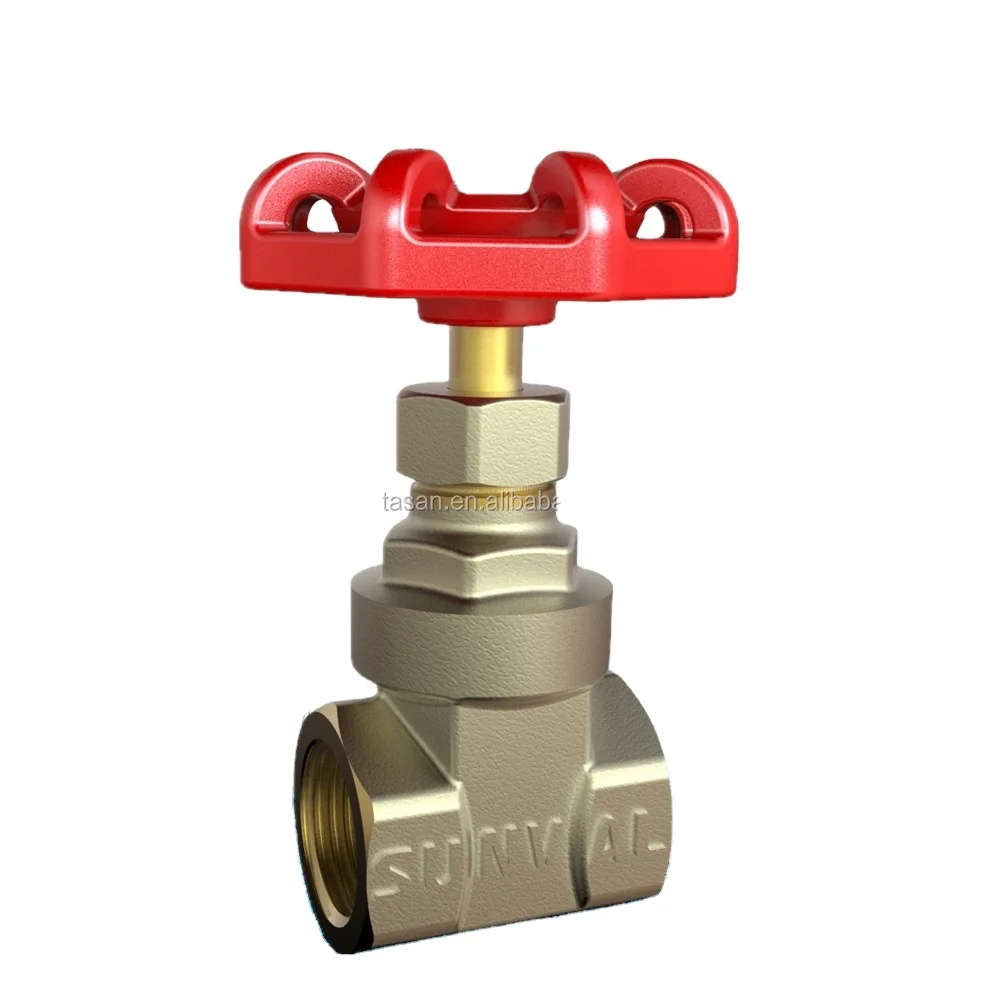 S5182 1/2 inch brass stem NPT high quality Water gate valve