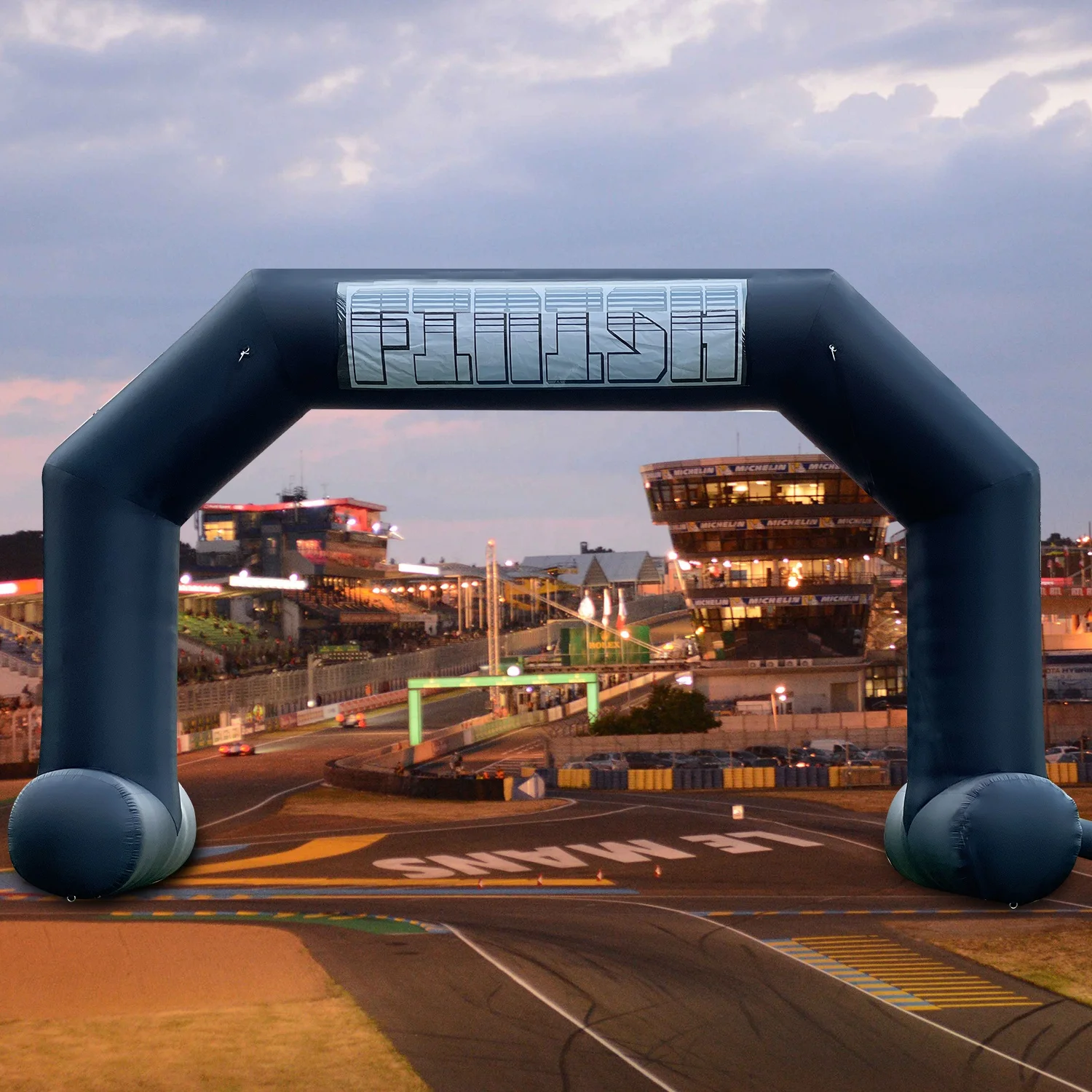 Sewinfla Black 20ft Outdoor Inflatable Sports Entrance Arches Start Line Inflatable Running Events Arches With Blower