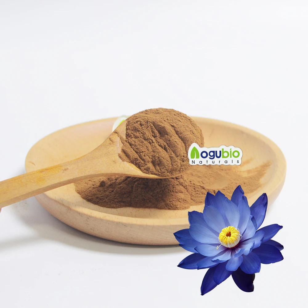 100% Pure Natural Blue Lotus Flower Extract Powder Natural Blue Lotus Extract Powder