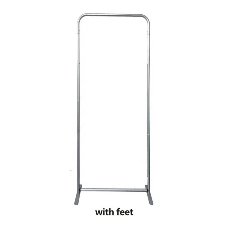 3 ft x 8 ft Custom Aluminum Backdrop Pop Up Display Stand for Wall Banner display rack stand Backdrop banner